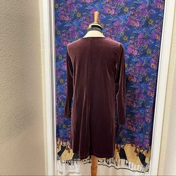 🌈 Lovely chocolate velvet dress - Picture 6 of 10